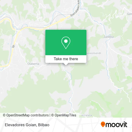 Elevadores Goian map