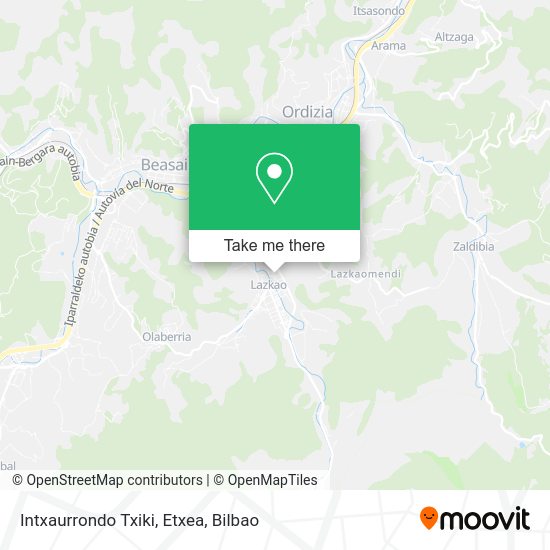 Intxaurrondo Txiki, Etxea map