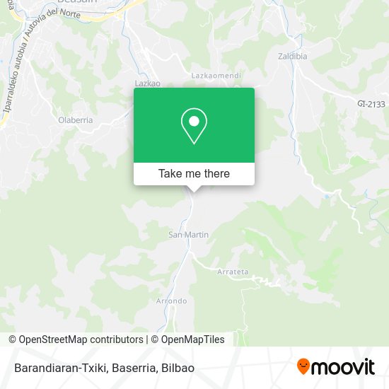 Barandiaran-Txiki, Baserria map