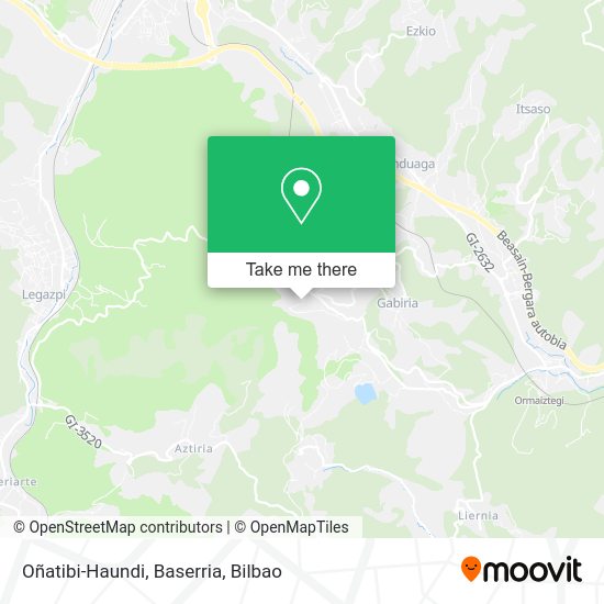 Oñatibi-Haundi, Baserria map