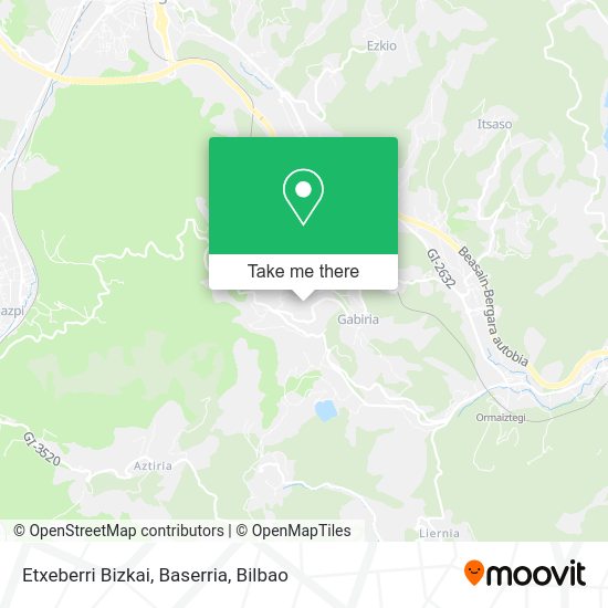 Etxeberri Bizkai, Baserria map