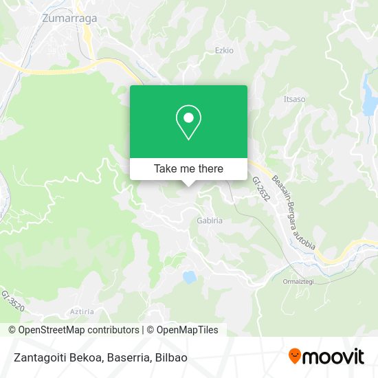 Zantagoiti Bekoa, Baserria map