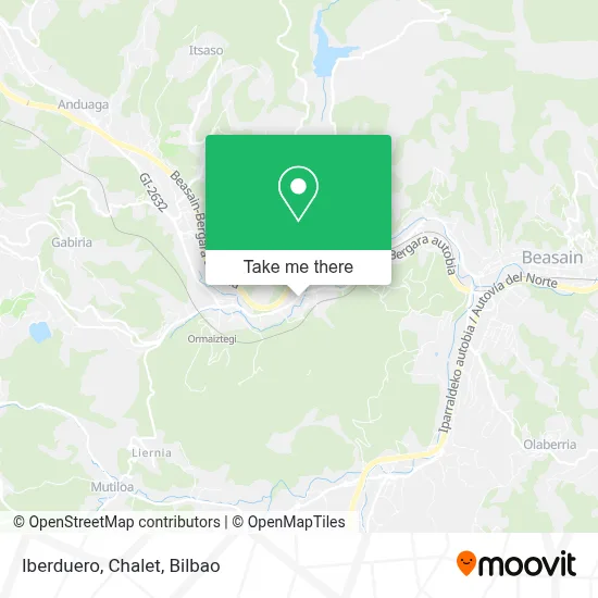Iberduero, Chalet map
