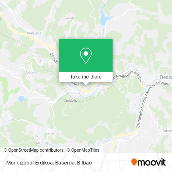 Mendizabal-Erdikoa, Baserria map