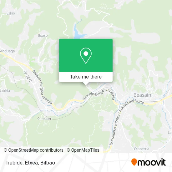 Irubide, Etxea map