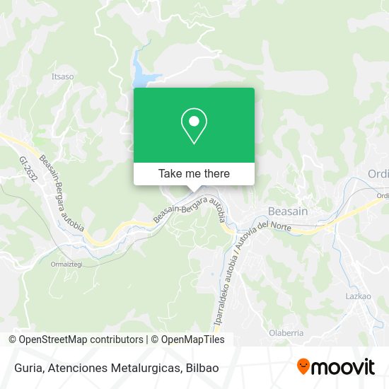 Guria, Atenciones Metalurgicas map