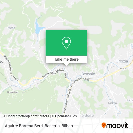 Aguirre Barrena Berri, Baserria map