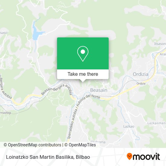 Loinatzko San Martin Basilika map