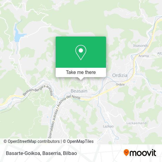 Basarte-Goikoa, Baserria map