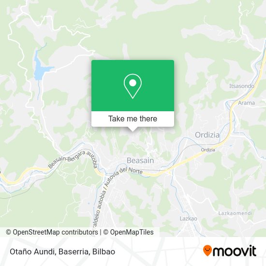 Otaño Aundi, Baserria map