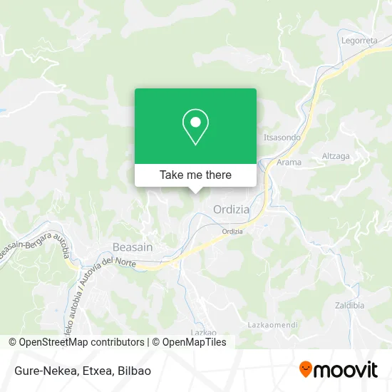 Gure-Nekea, Etxea map