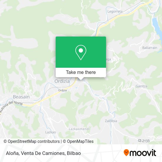 Aloña, Venta De Camiones map