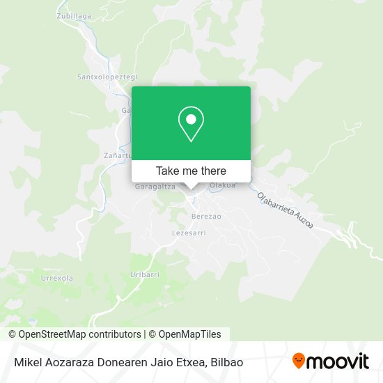 Mikel Aozaraza Donearen Jaio Etxea map
