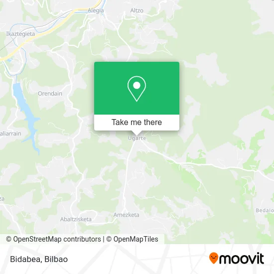 Bidabea map