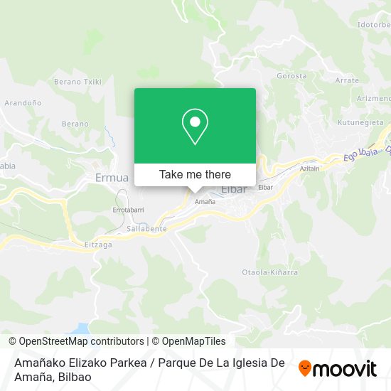 Amañako Elizako Parkea / Parque De La Iglesia De Amaña map