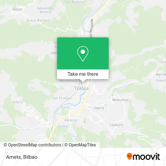 Amets map