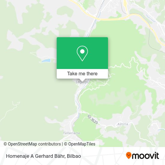 Homenaje A Gerhard Bähr map