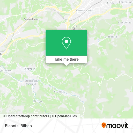 Bisonte map