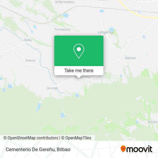 Cementerio De Gereñu map