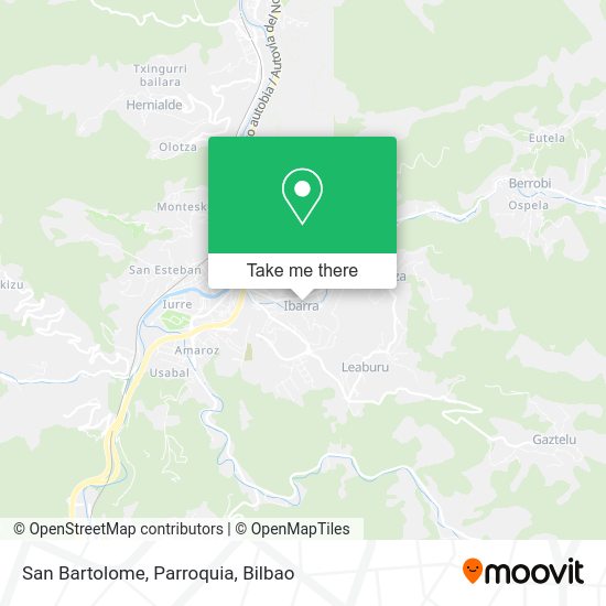 San Bartolome, Parroquia map