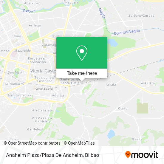 Anaheim Plaza/Plaza De Anaheim map