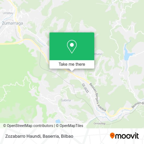 Zozabarro Haundi, Baserria map