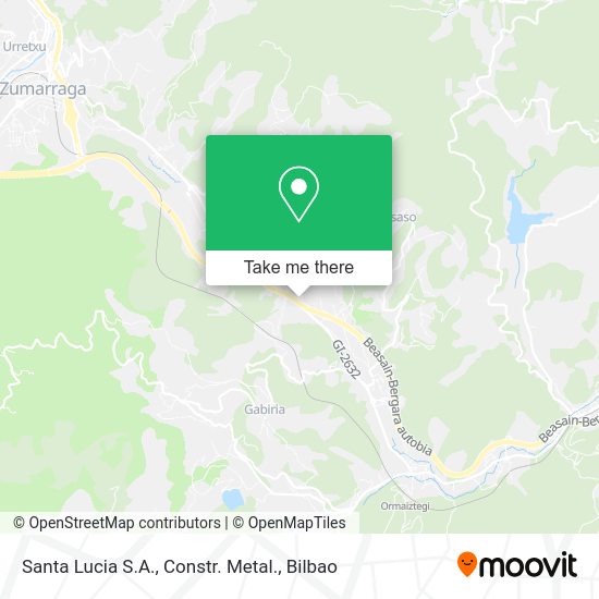 Santa Lucia S.A., Constr. Metal. map
