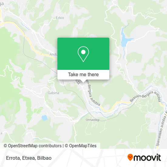 mapa Errota, Etxea