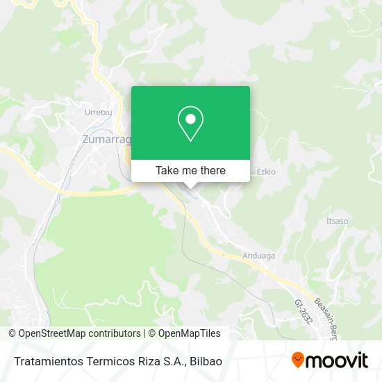 Tratamientos Termicos Riza S.A. map