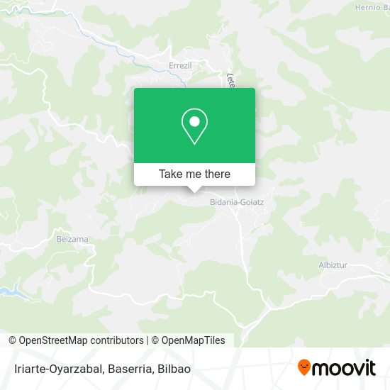 Iriarte-Oyarzabal, Baserria map