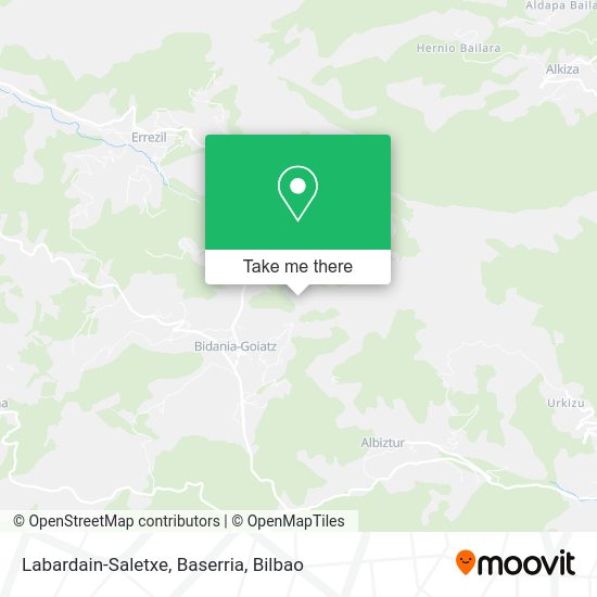 Labardain-Saletxe, Baserria map