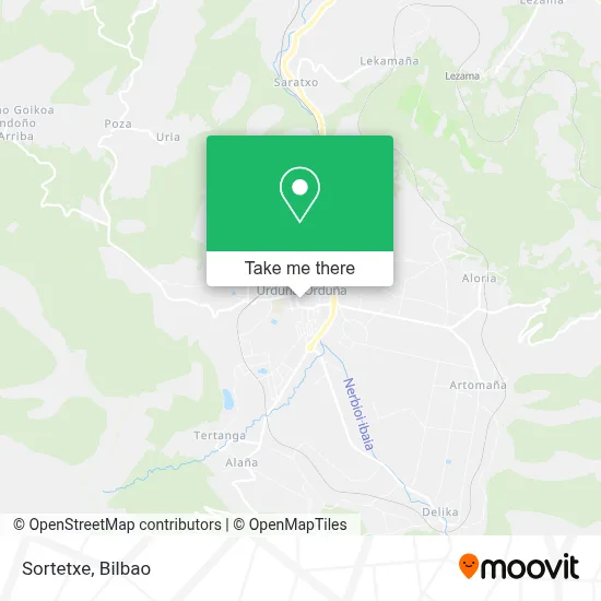 Sortetxe map