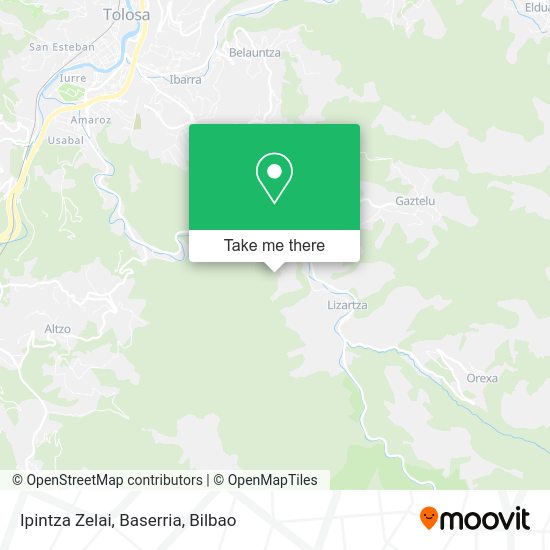 Ipintza Zelai, Baserria map