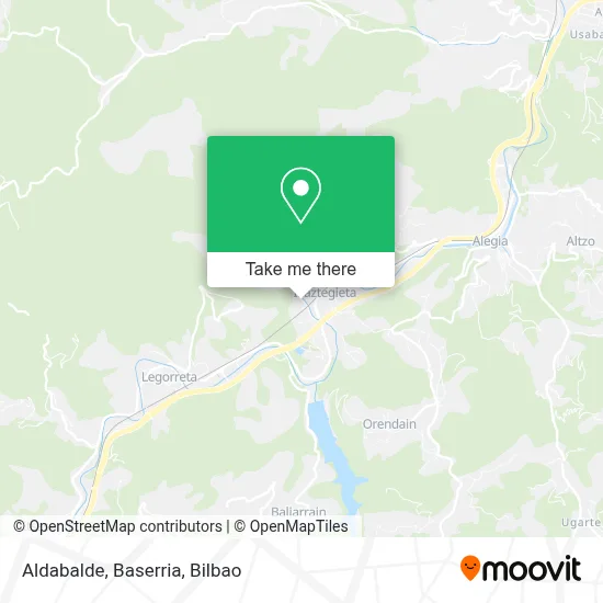 Aldabalde, Baserria map