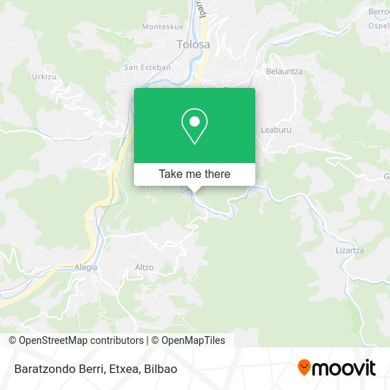 Baratzondo Berri, Etxea map