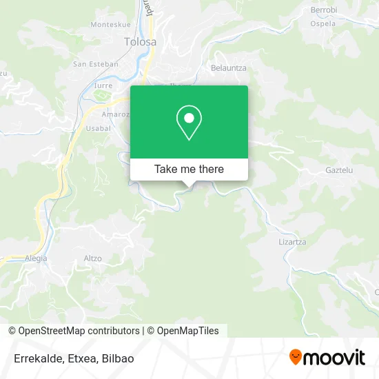 mapa Errekalde, Etxea