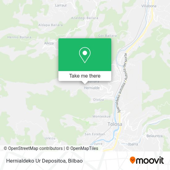 Hernialdeko Ur Depositoa map