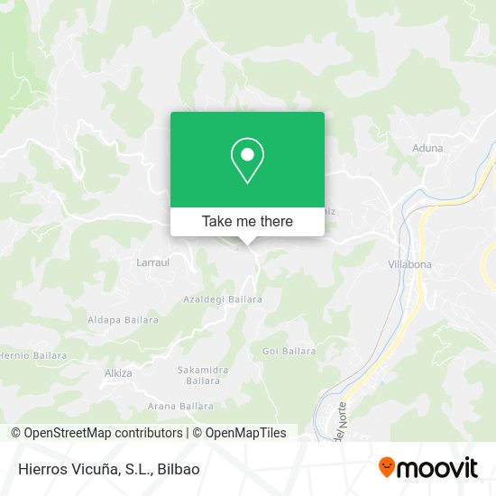 Hierros Vicuña, S.L. map