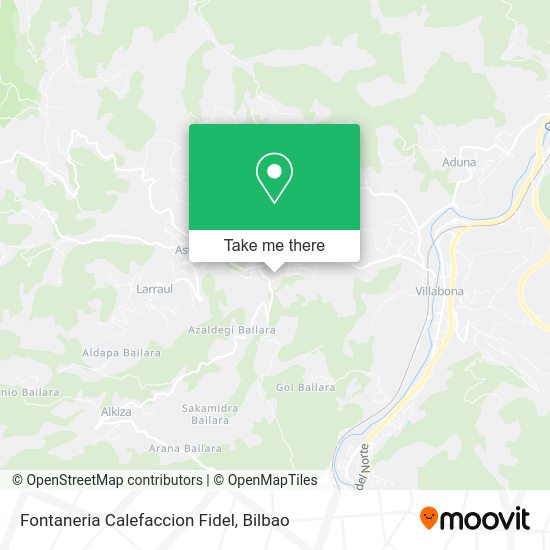 Fontaneria Calefaccion Fidel map