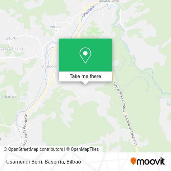 Usamendi-Berri, Baserria map