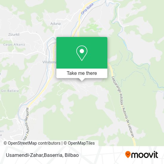 Usamendi-Zahar,Baserria map