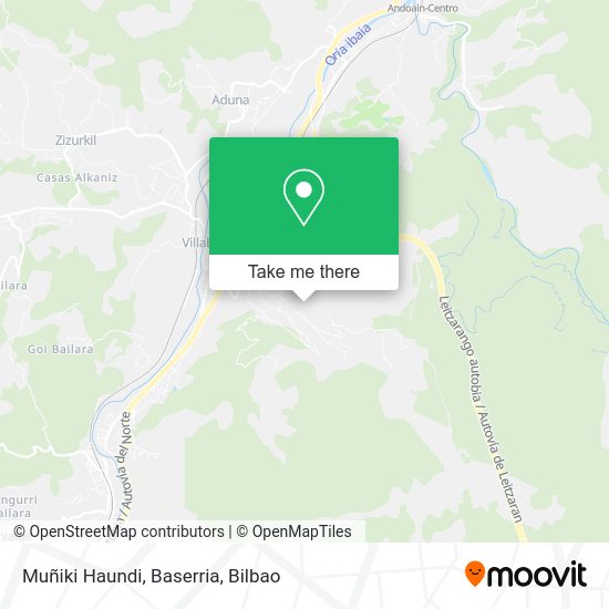 Muñiki Haundi, Baserria map
