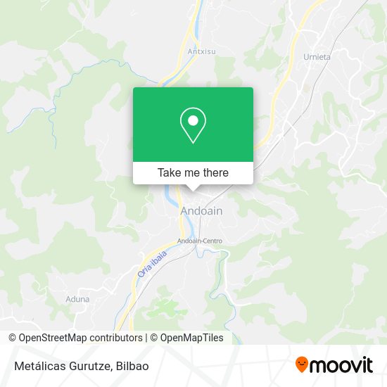 Metálicas Gurutze map