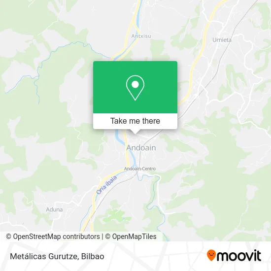 Metálicas Gurutze map