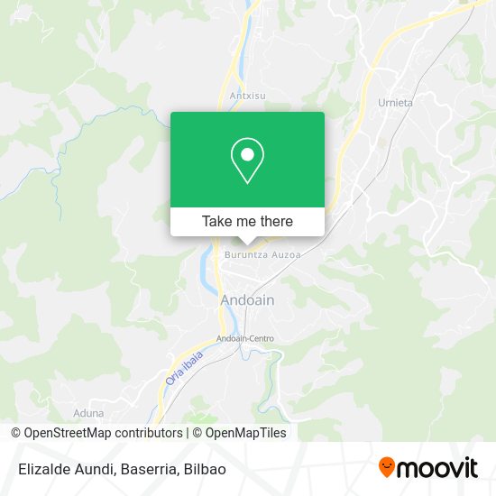 Elizalde Aundi, Baserria map