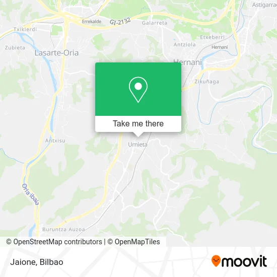 Jaione map