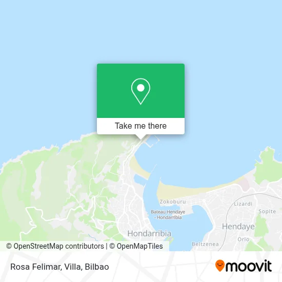 Rosa Felimar, Villa map