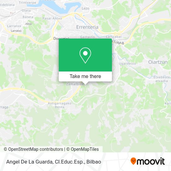 Angel De La Guarda, Cl.Educ.Esp. map