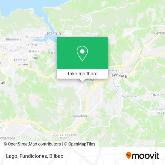 Lago, Fundiciones map