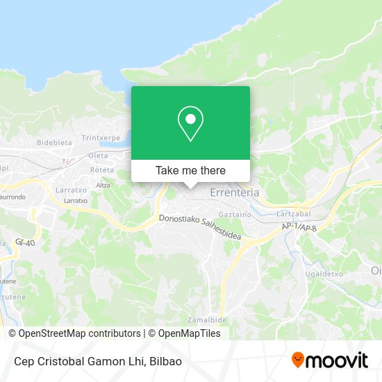Cep Cristobal Gamon Lhi map